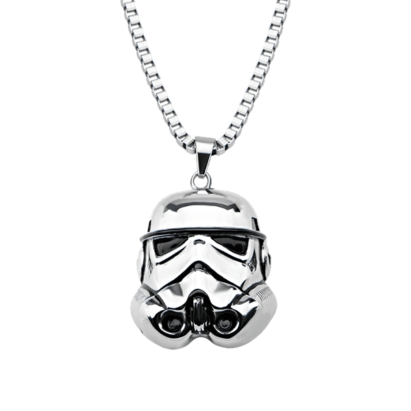 Star Wars Stormtrooper 3d Stainless Steel Pendant Necklace Zing Star Wars Stormtrooper 3d Stainless Steel Pendant Necklace Zing Pop Culture