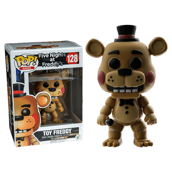 five nights at freddy s toy freddy pop vinyl figure zing pop